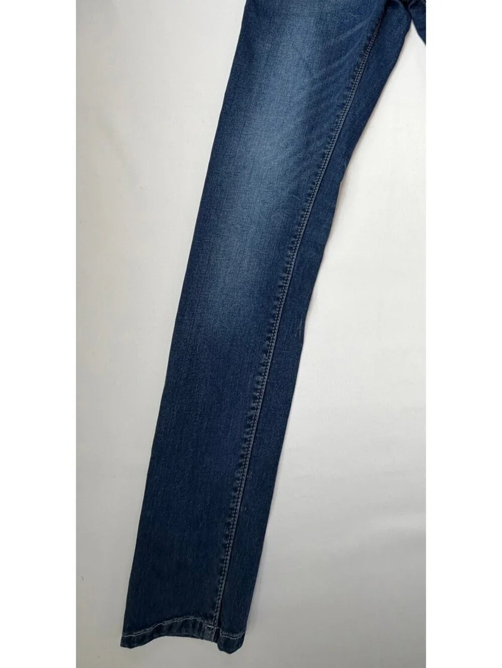 Asos Design Men's Skinny Jeans Slim Fit Dark Wash Stretch Mid-Rise Size 28 Blue